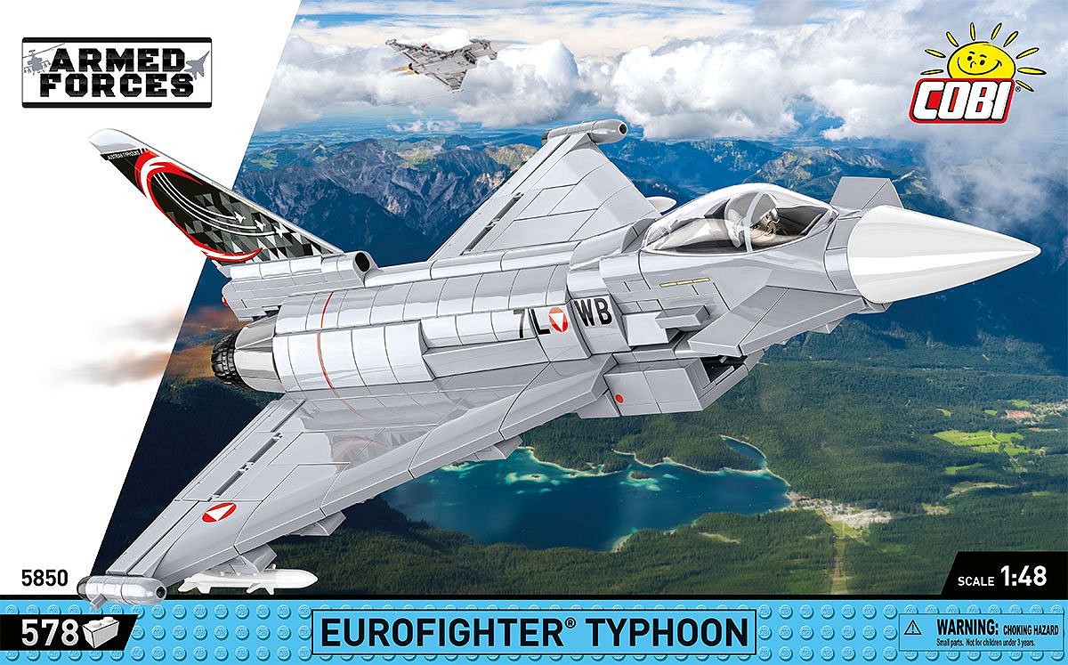 COBI Eurofighter Typhoon | Modello 1:48 | 644 Pezzi | Blocchi Stampati | Aereo German Air Force - 5